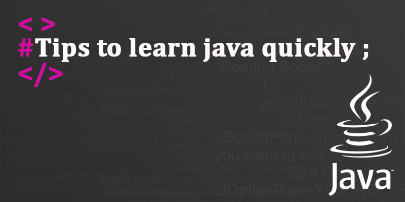 learn java quickly