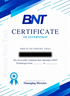 Internship in Chennai Certification